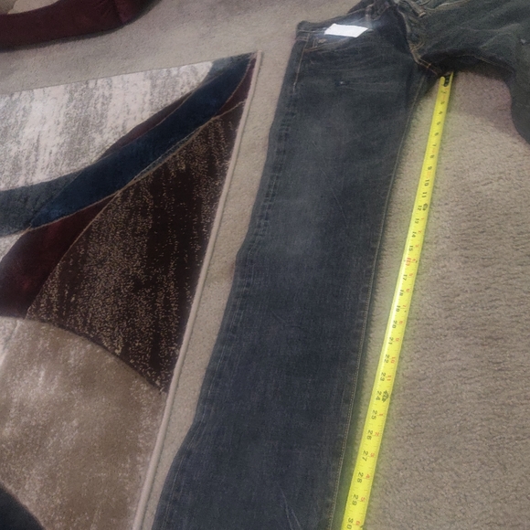 DBL RRL Ralph Lauren Slim Straight Dusty Dark Jns - Picture 5 of 16